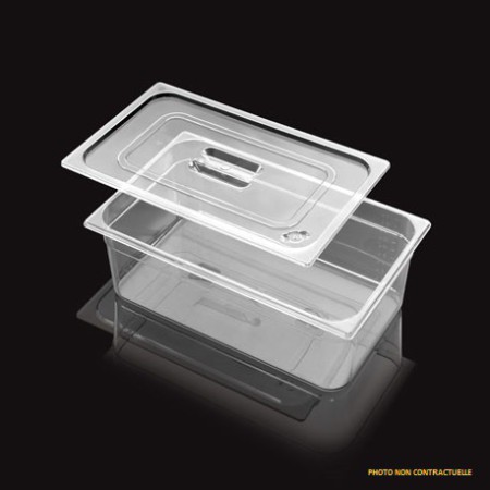 Polycarbonate GN 1/2 lid with handle