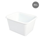 deep food container 45L GILAC white
