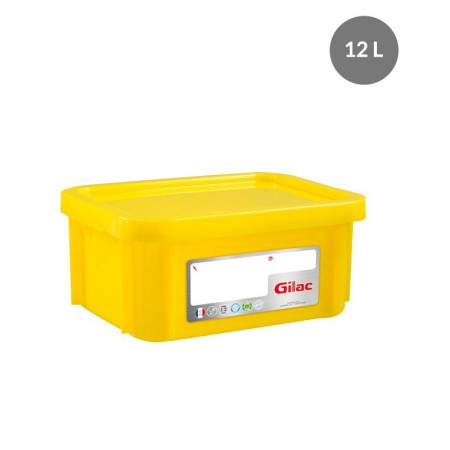 12-litre rectangular HACCP bin with lid