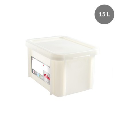 HACCP 15-litre rectangular bin with lid