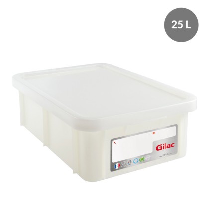 25-litre rectangular HACCP bin with lid