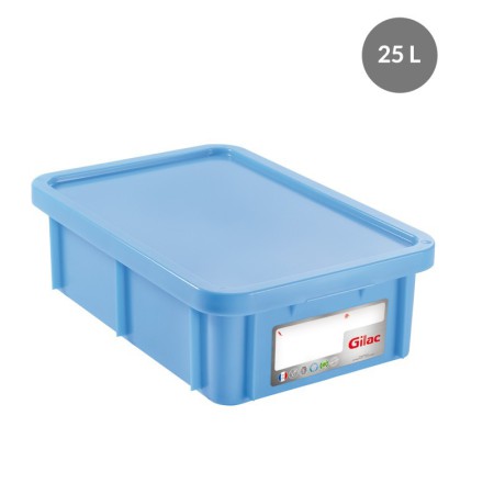 25-litre rectangular HACCP bin with lid