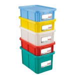 25-litre rectangular HACCP bin with lid