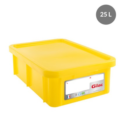 25-litre rectangular HACCP bin with lid