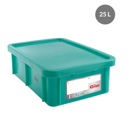 25-litre rectangular HACCP bin with lid