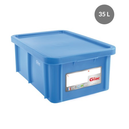HACCP 35-litre rectangular bin with lid