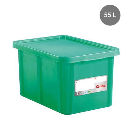 HACCP 55-litre rectangular bin with lid