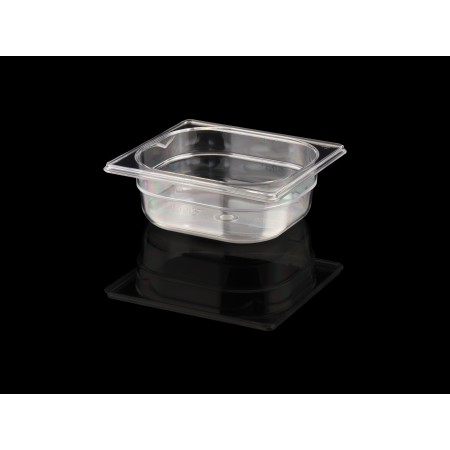 GN 1/6 Polycarbonate Gastronorm Tray H. 65 mm