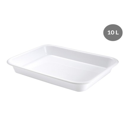 10-litre flat food container