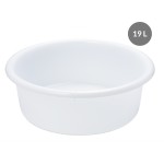 Round bowl 19 L - white