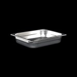 Bac Gastronorme Inox GN1/2 Plein H. 65 mm