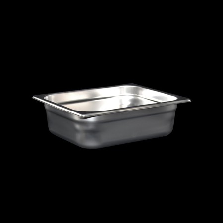 GN1/2 Stainless steel Gastronorm Tray, full H. 100 mm