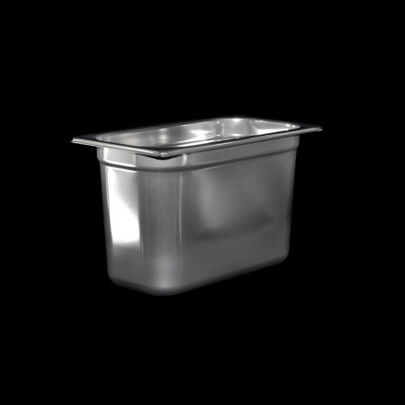GN1/3 Stainless steel Gastronorm Tray, Full H. 200 mm