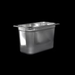 GN1/3 Stainless steel Gastronorm Tray, Full H. 200 mm