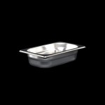 GN1/4 Stainless steel Gastronorm Tray, full H. 65 mm
