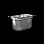 GN1/4 Stainless steel Gastronorm Tray, full H. 150 mm
