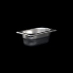 GN1/9 stainless steel Gastronorm Tray, full H. 65 mm