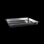 GN2/1 Stainless steel Gastronorm Tray Full H.65 mm