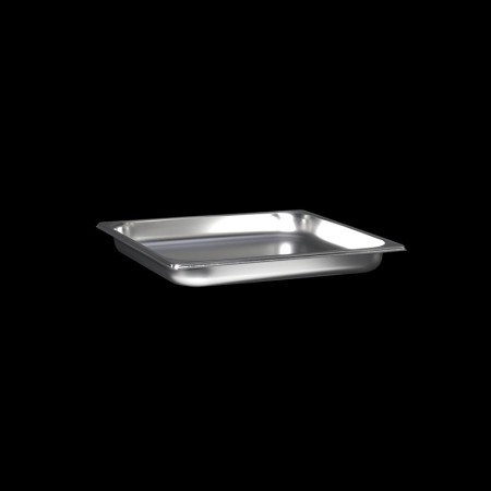 GN2/3 Stainless steel Gastronorm Tray, Full H. 40 mm