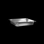 GN2/3 stainless steel Gastronorm Tray, full H. 65 mm