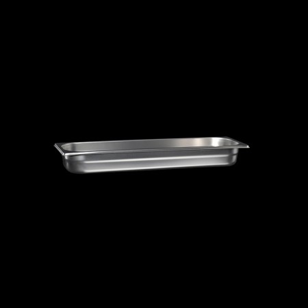 Bac Gastronorme Inox GN2/4 Plein H. 65 mm