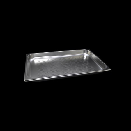 Perforated stainless steel Gastronorm Tray GN 1/1 H. 40mm