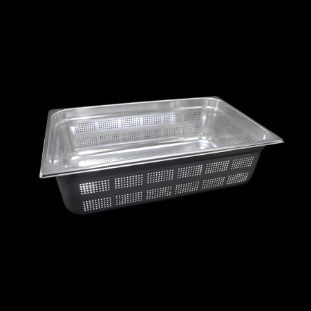 1/1 GN Perforated stainless steel Gastronorm Tray H. 150 mm