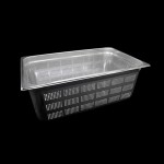 Perforated GN 1/1 stainless steel Gastronorm Tray H. 200 mm