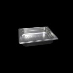 Perforated stainless steel Gastronorm Tray GN 1/2 H. 65 mm