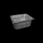 Perforated stainless steel Gastronorm Tray GN 1/2 H. 150 mm
