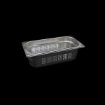 Perforated stainless steel Gastronorm Tray GN 1/3 H. 100 mm