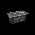 Perforated stainless steel Gastronorm Tray GN 1/3 H. 150 mm