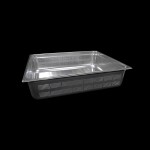 GN 2/1 Perforated stainless steel Gastronorm Tray H. 150 mm