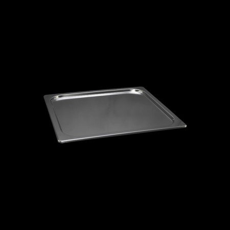 GN2/3 handleless stainless steel lid