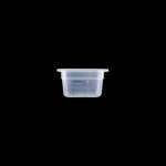 Polypropylene tub GN 1/9 H. 100 mm HACCP