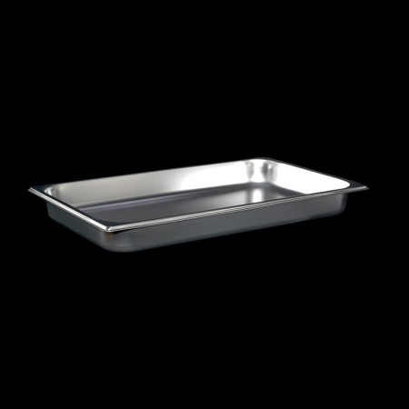 Bac Gastronorme Inox GN1/1 Plein H. 55 mm avec anses