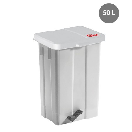 Pedal garbage can 50 L with lid