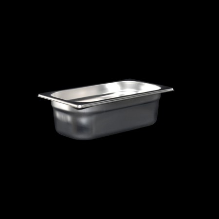 GN1/3 Stainless steel Gastronorm Tray, full H. 100 mm