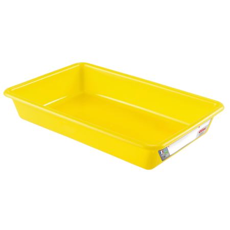 5L white HACCP flat tray