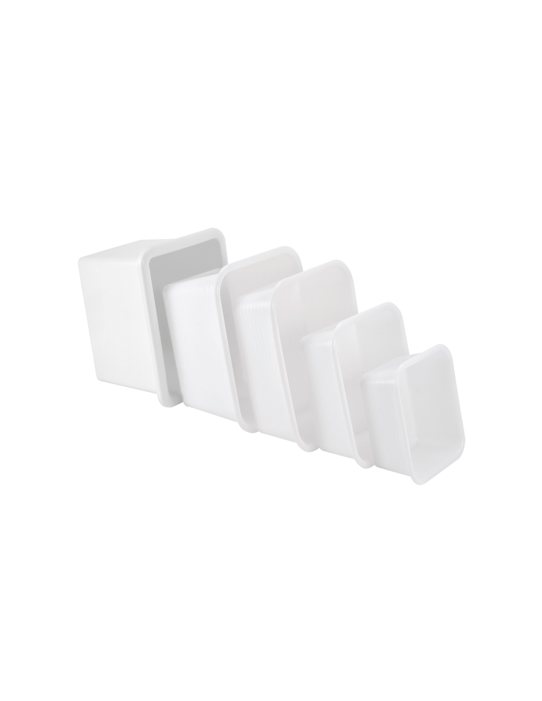 Bac rectangulaire 55L - blanc Rubrique(Manutention)