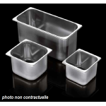 Glacier stainless steel tray 360 x 165 height 80 mm