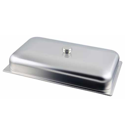 Curved stainless steel lid with GN 1/1 handle H.88mm