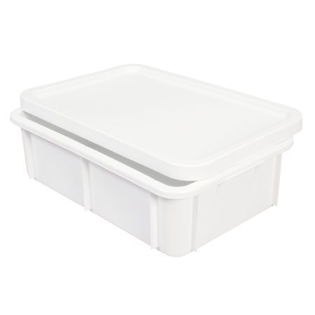 Rectangular bin GILAC 25 L - white