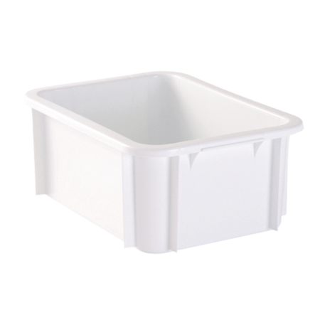 Rectangular bin GILAC 12 L - white