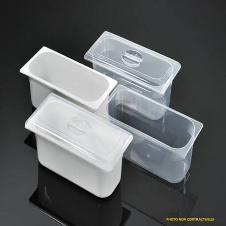 Polypropylene Glacier tray 360 x 165 x 120 mm Translucent