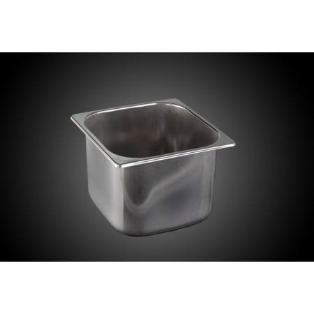 Bac Glacier inox AISI 304 - 210 x 200 hauteur 150 mm