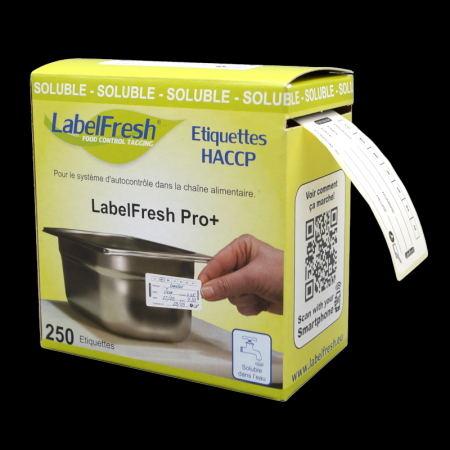 Boite de 250 étiquettes biodégradables 7040 LABLEFRESH