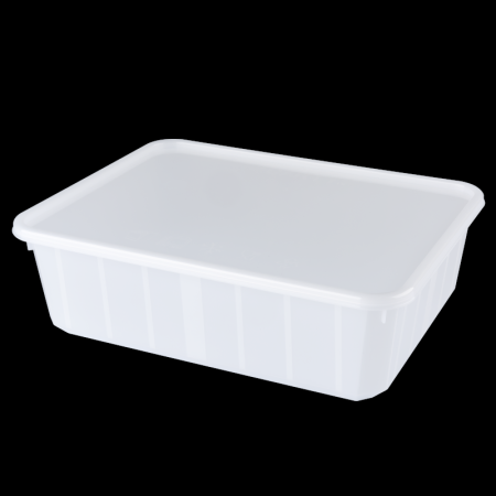 Rectangular Cartybox 110 cl - opaque - (25 pieces)