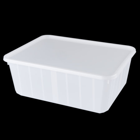 copy of Rectangular Cartybox 110 cl - opaque - (25 pieces)