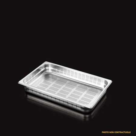 Bac Gastronorme Inox GN1/1 Perforé H. 65 mm